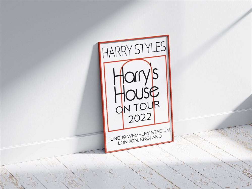 Customisable Harrys House Love On Tour 2022 Wall Art