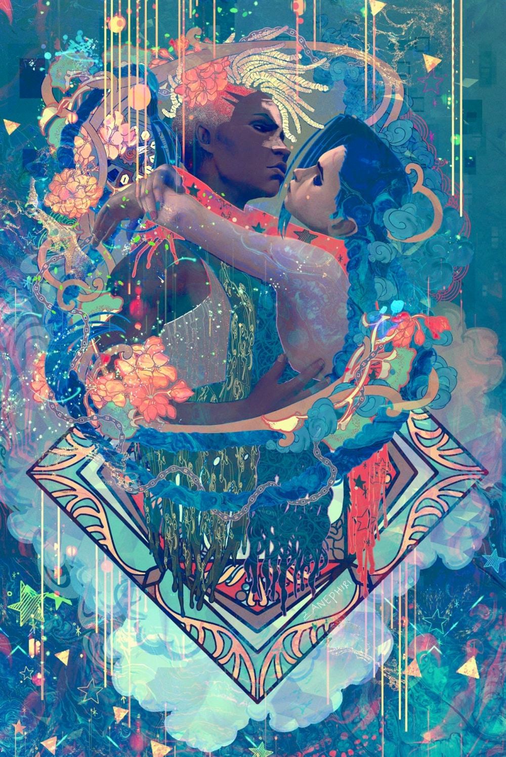 Ekko And Jinx Arcane League Of Legends Poster