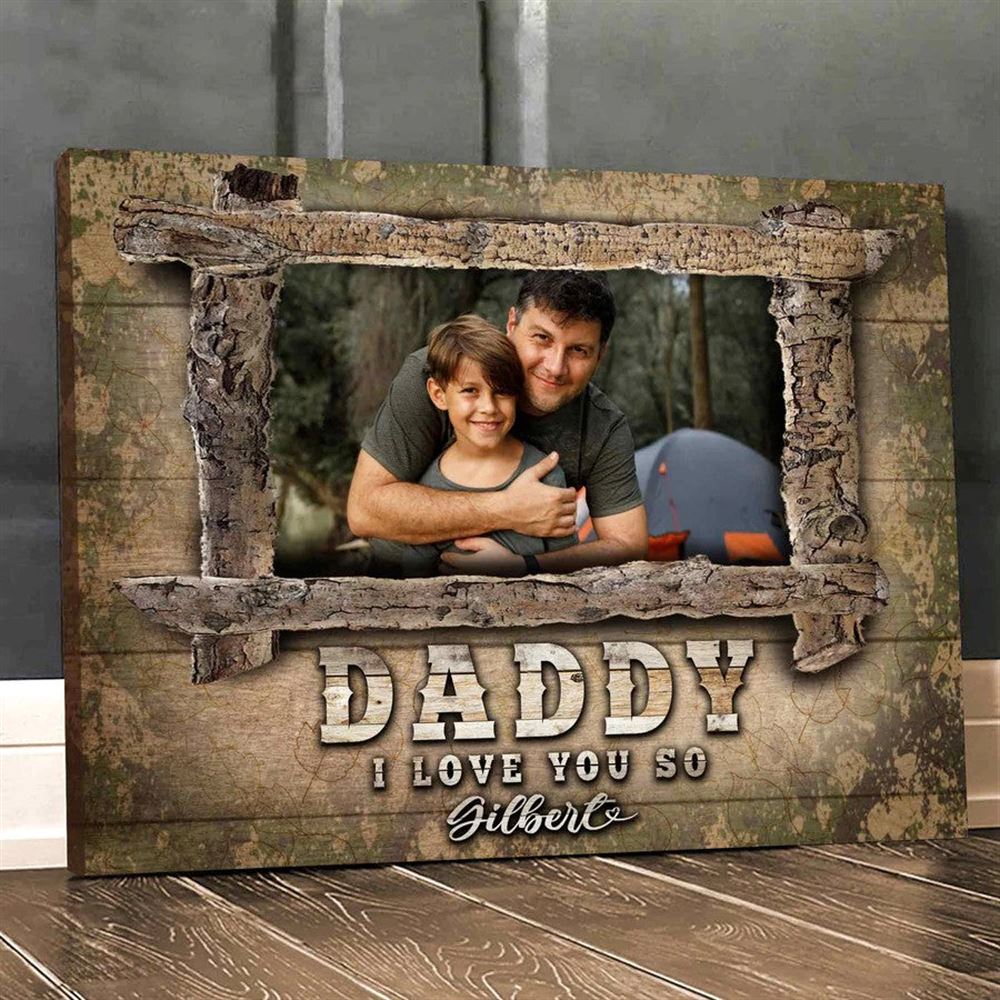 Fathers Day Gift For Husband Father And Son Wall Art Canvas For Living Room