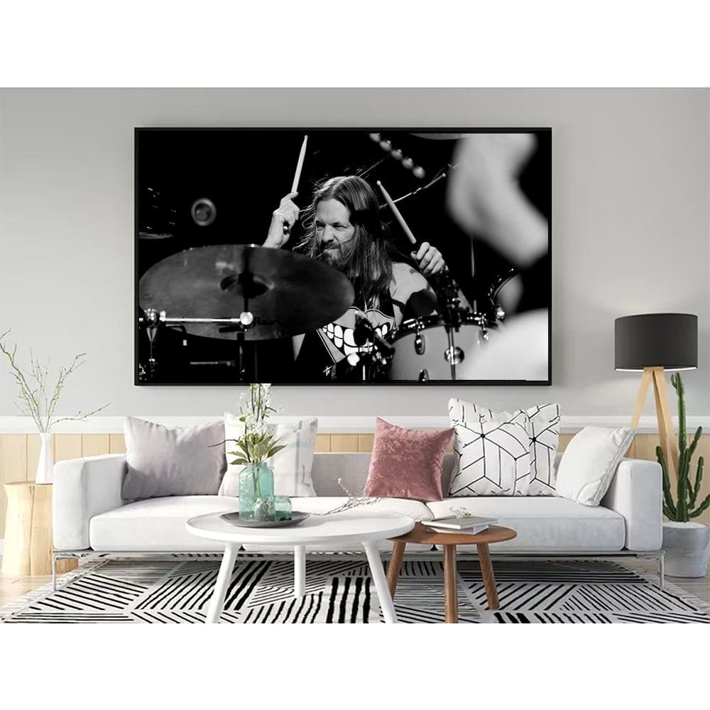 Foo Fighter Band Taylor Hawkins Canvas Poster