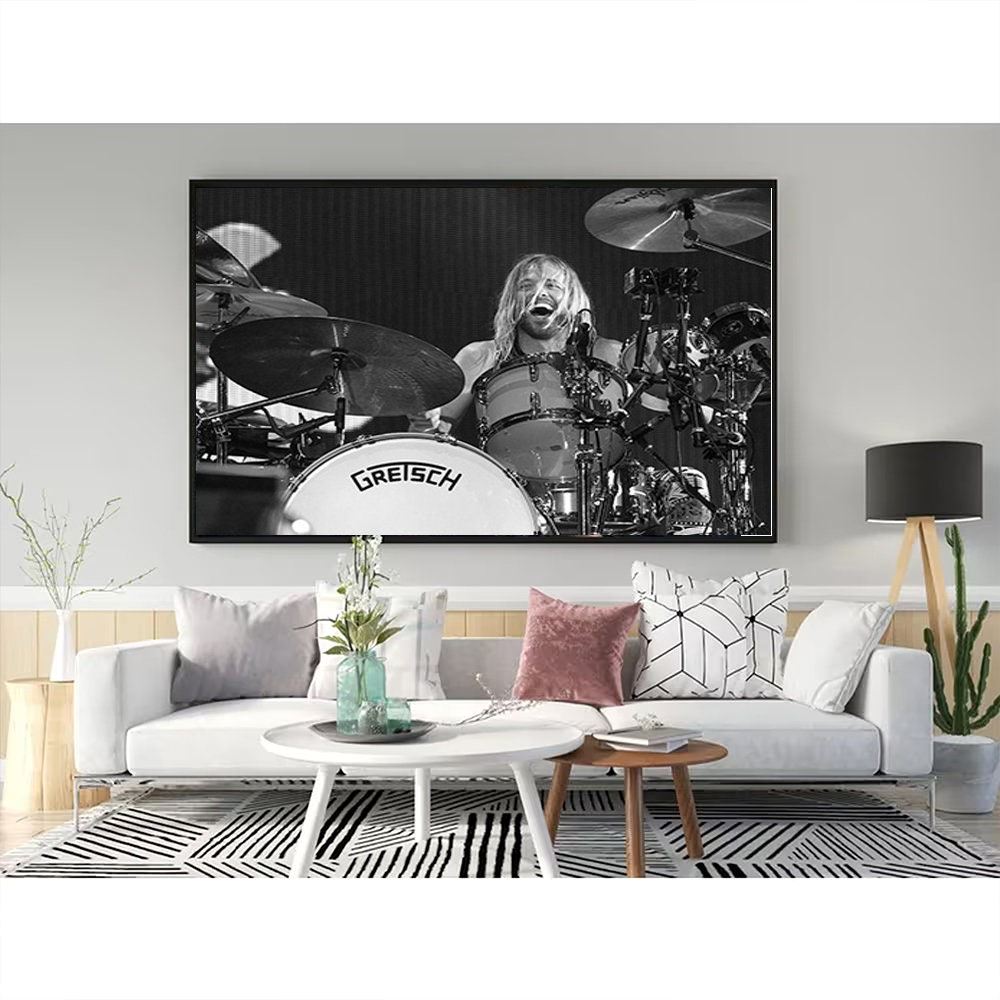 Foo Fighter Taylor Hawkins 1972-2022 Canvas Poster