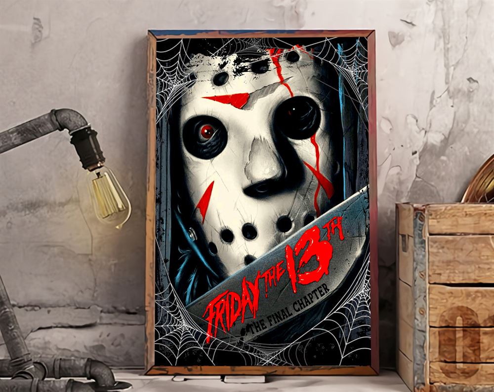 Friday The 13th Jason Voorhees Halloween Poster Wall Art Decor