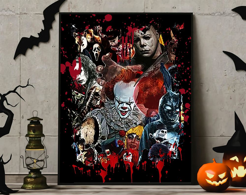 Friends Horror Movies Halloween Poster Wall Art Decor-trungten-j3thj