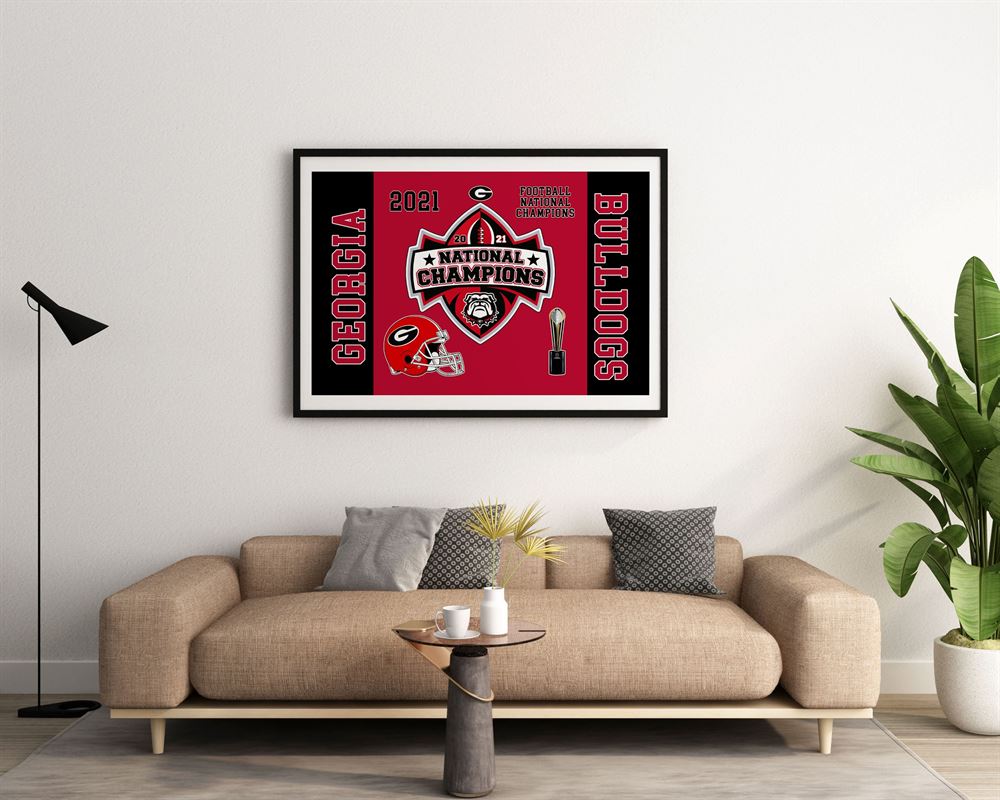 Georgia Bulldogs Football National Champions Poster