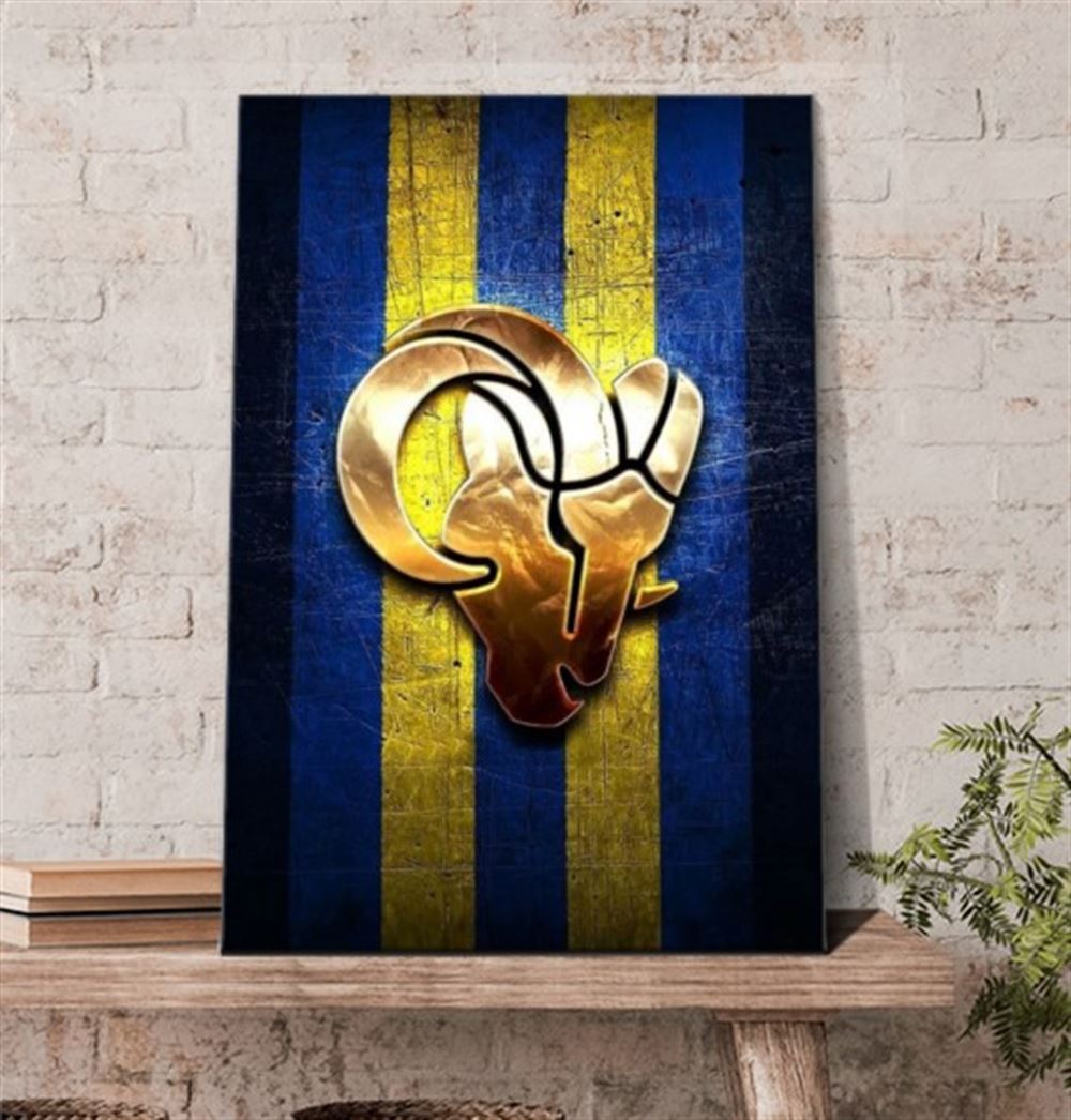 Golden Los Angeles Rams Super Bowl Champs Poster