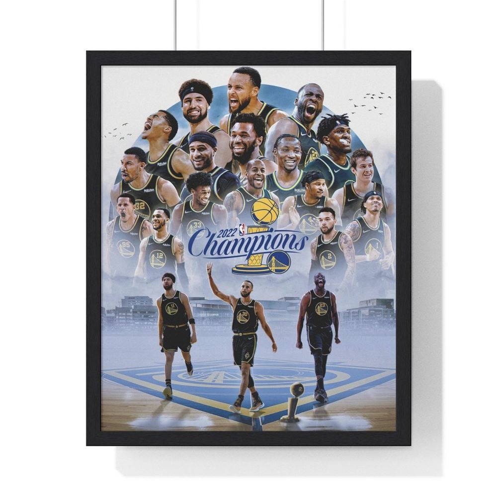 Golden State Warriors 2022 Nba Finals Champions Wall Art