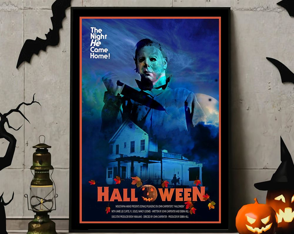 Halloween Horror Characters Poster House Decor