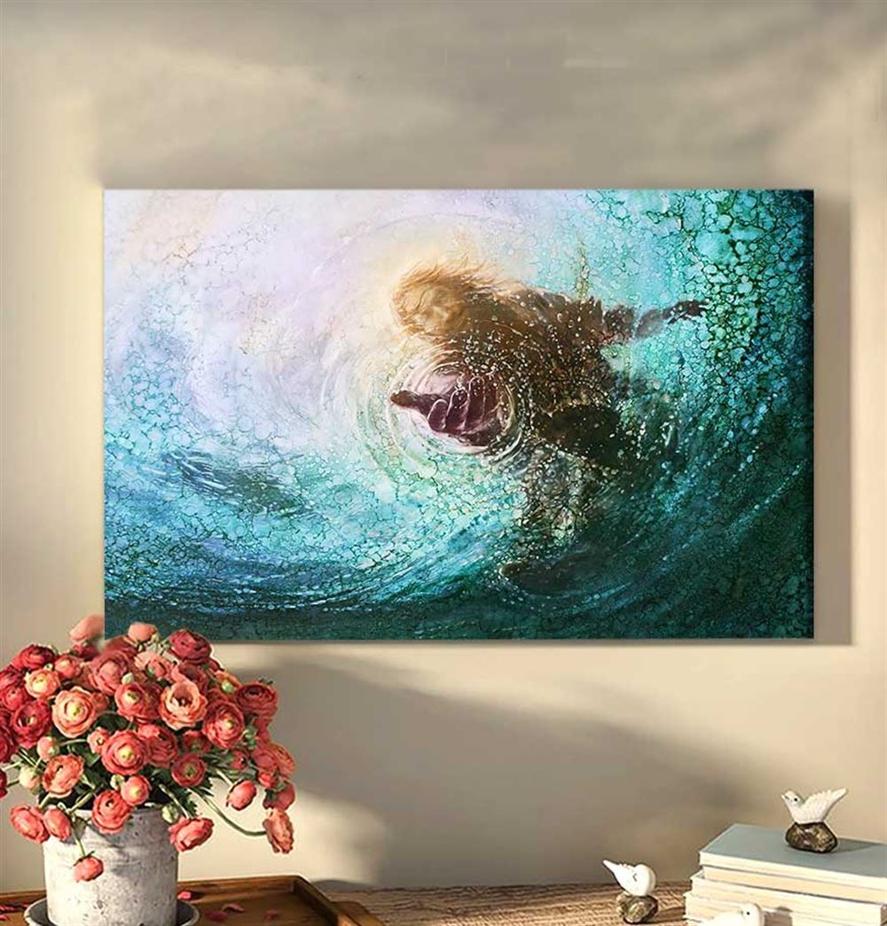 Hand Of God Wall Art Jesus Painting - Jesus Give Me Your Hand Wall Art Canvas