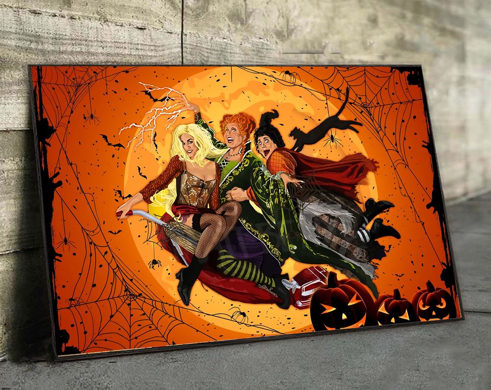 Hocus Pocus Halloween Poster Wall Art Decor-trungten-qbaen