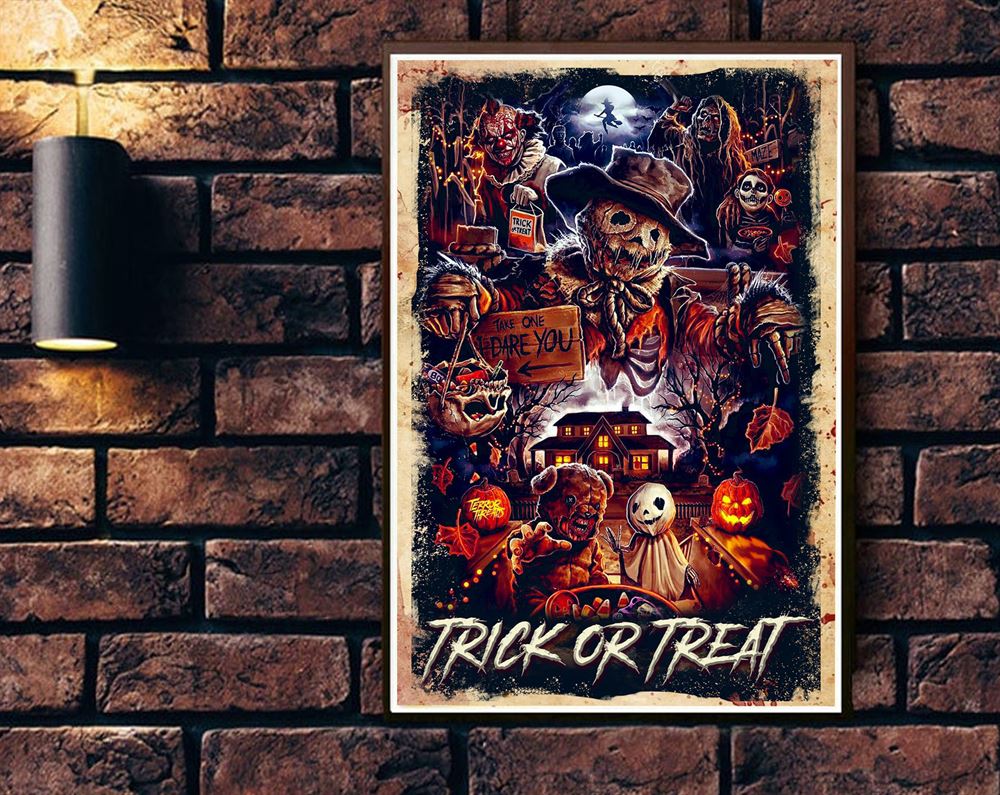 Horror Movie Characters Halloween Poster Wall Art Decor-trungten-nt01x