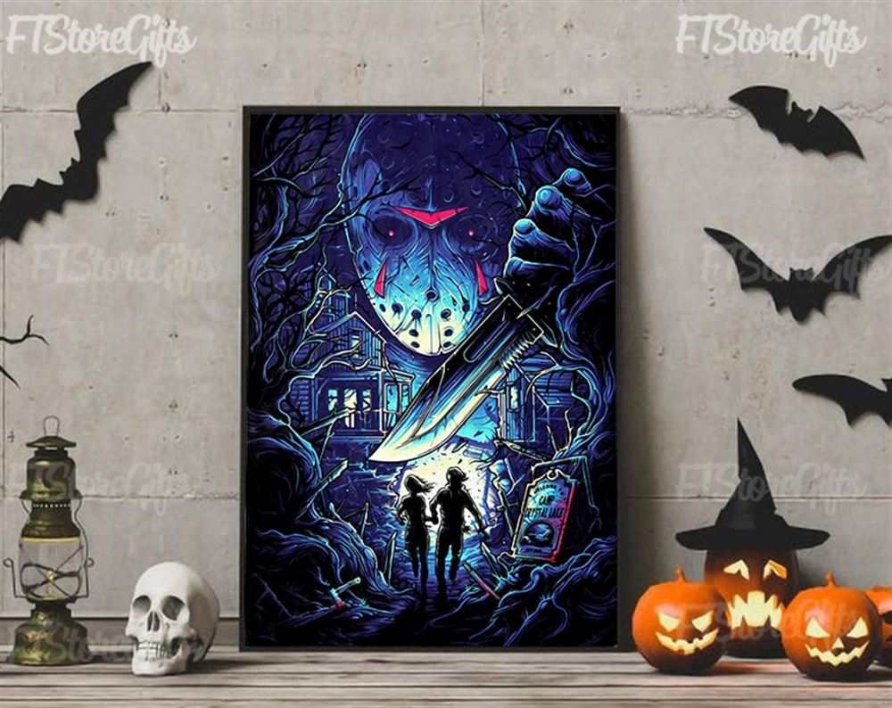 Horror Movie Halloween Poster Wall Art Decor