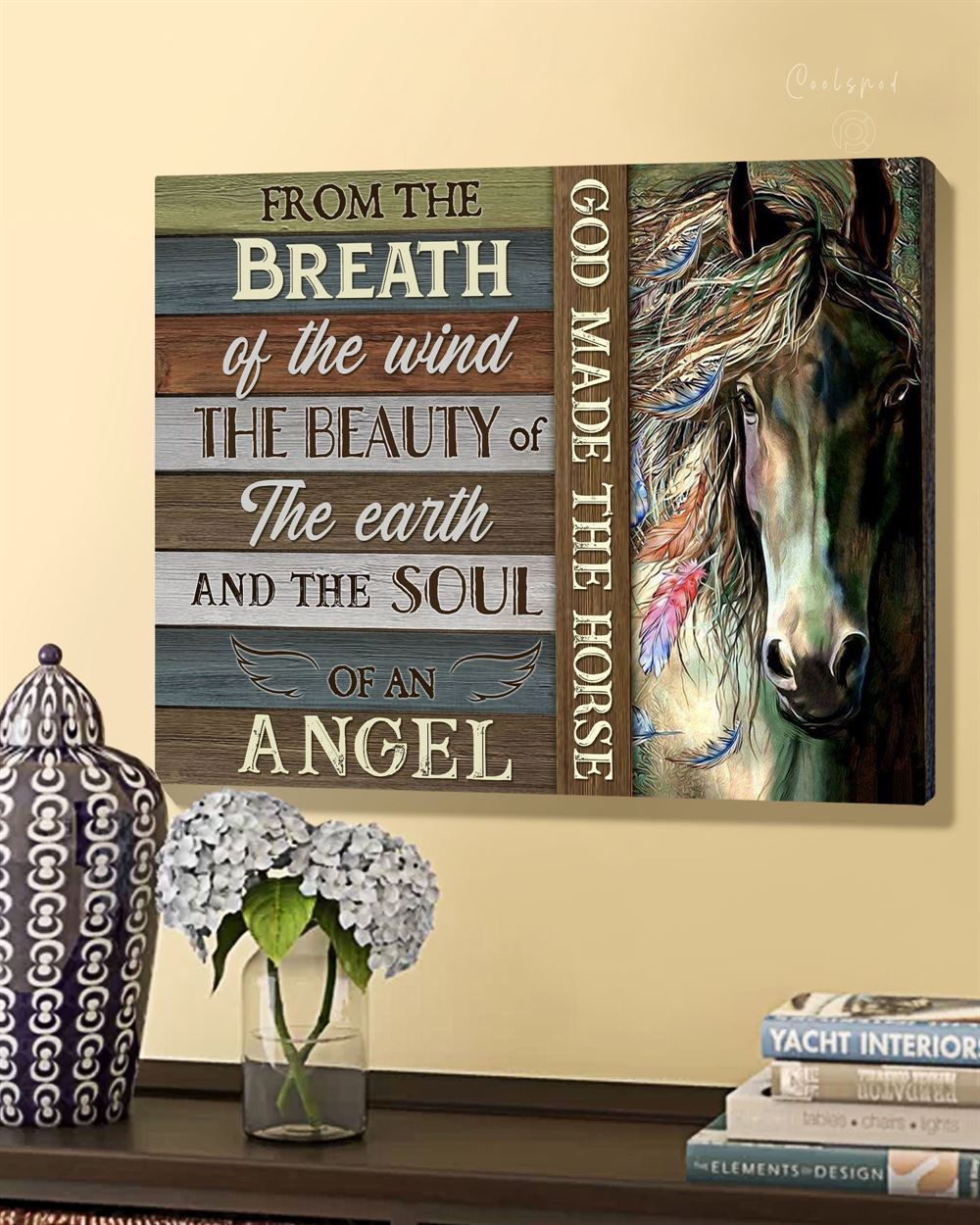 Horse Wall Art Canvas - Breath Of The Wind Top 10 Motivation At Benicee Shop