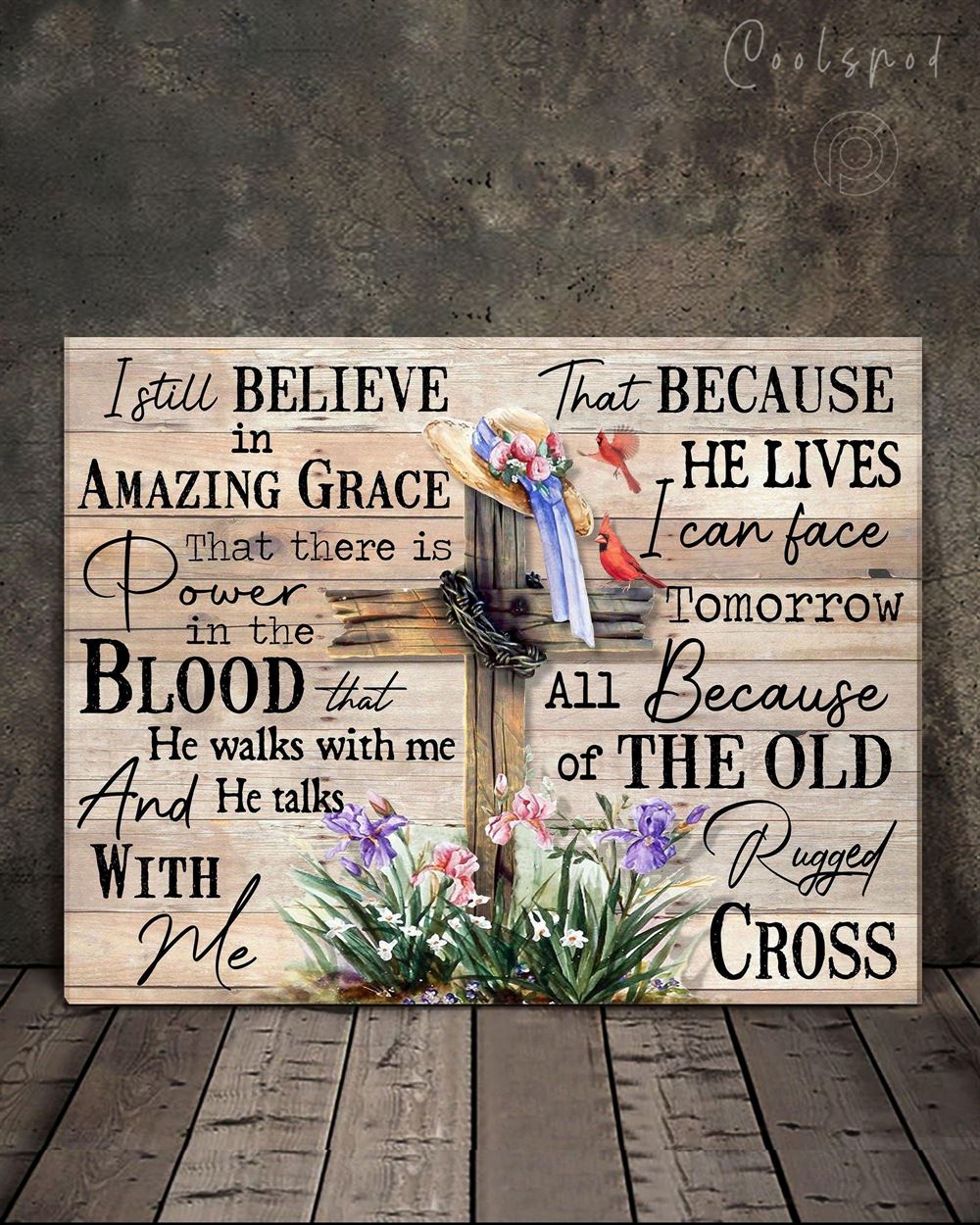 I Still Believe In Amazing Grace Wall Art Canvas