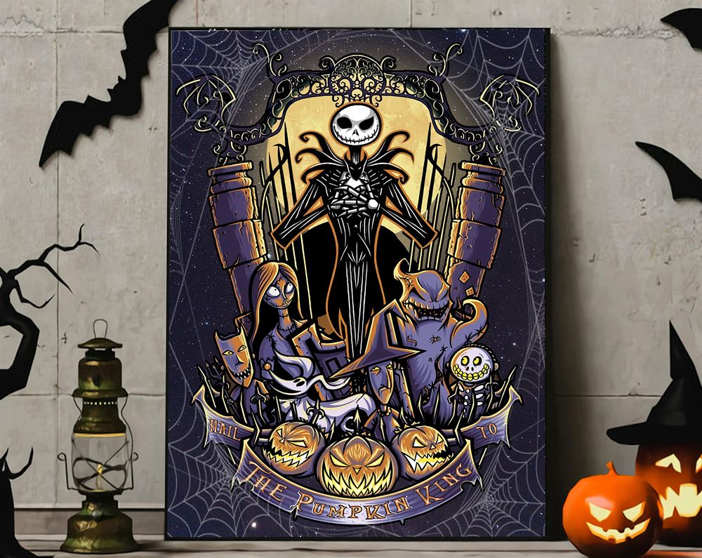 Jack Skellington Halloween Poster Wall Art Decor-trungten-t2cty