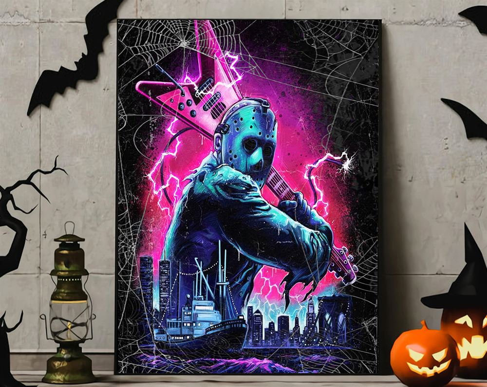 Jason Voorhees Halloween Poster Wall Art Decor