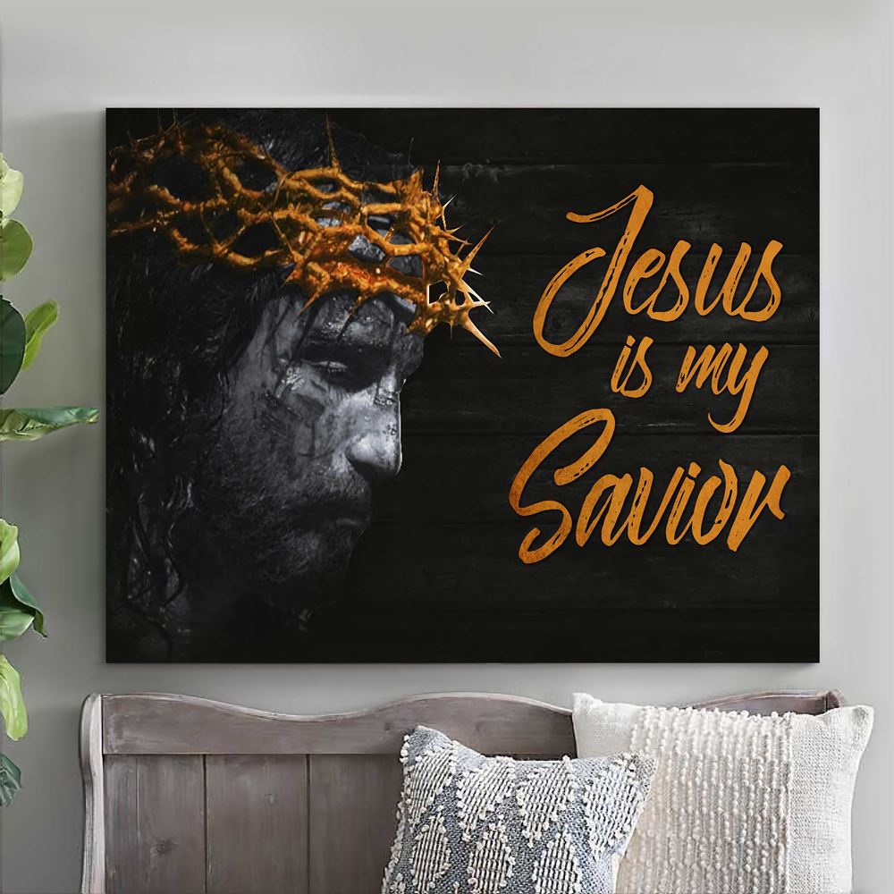 Jesus Is My Savior Wall Art Canvas