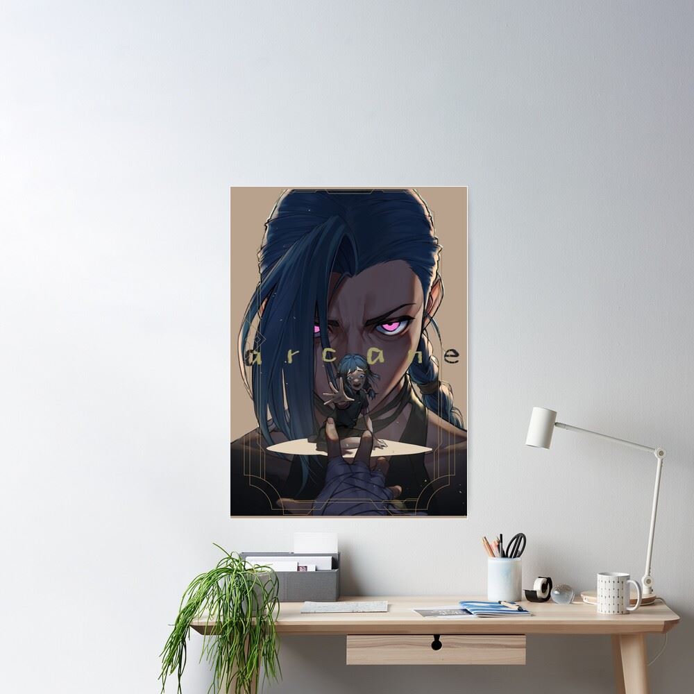 Jinx 2021 Arcane League Of Legends Poster Canvas Decor