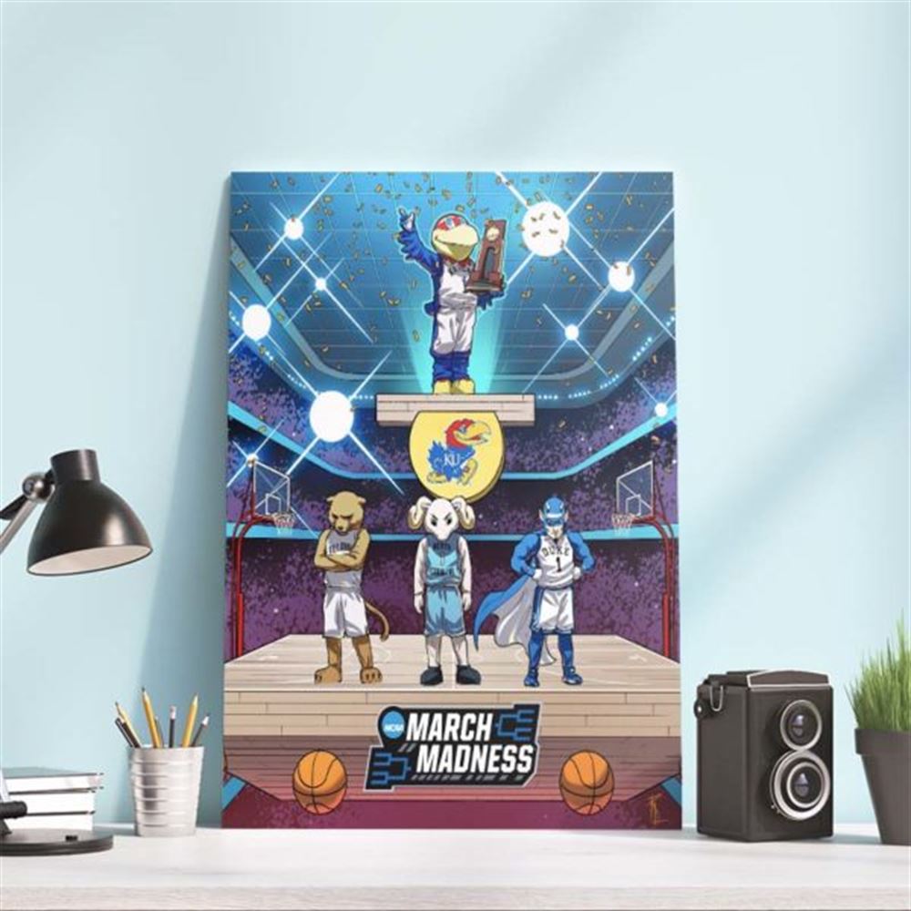 Kansas Jayhawks March Madness National Champs Poster-trungten-mlshh