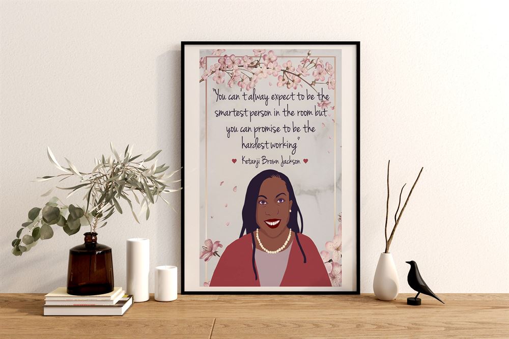 Ketanji Brown Jackson Quote Poster