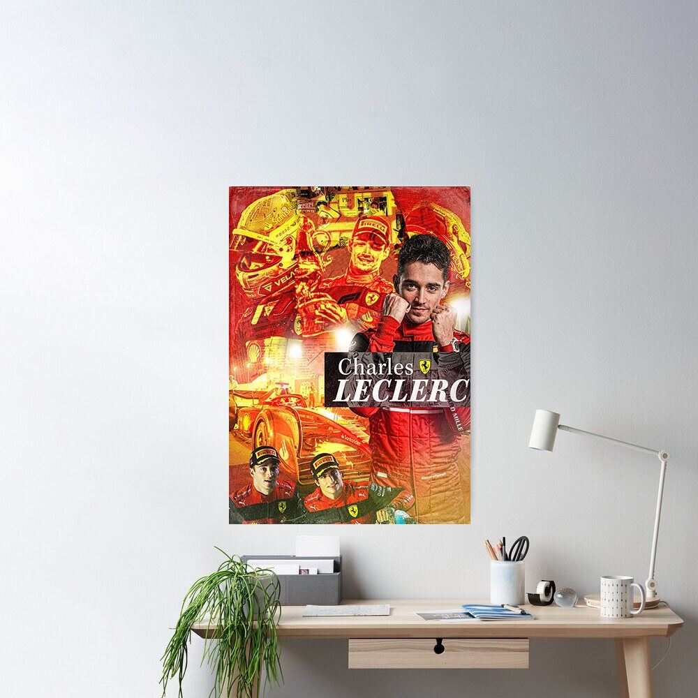 Leclerc Championship Formula 1 Racing Wall Art