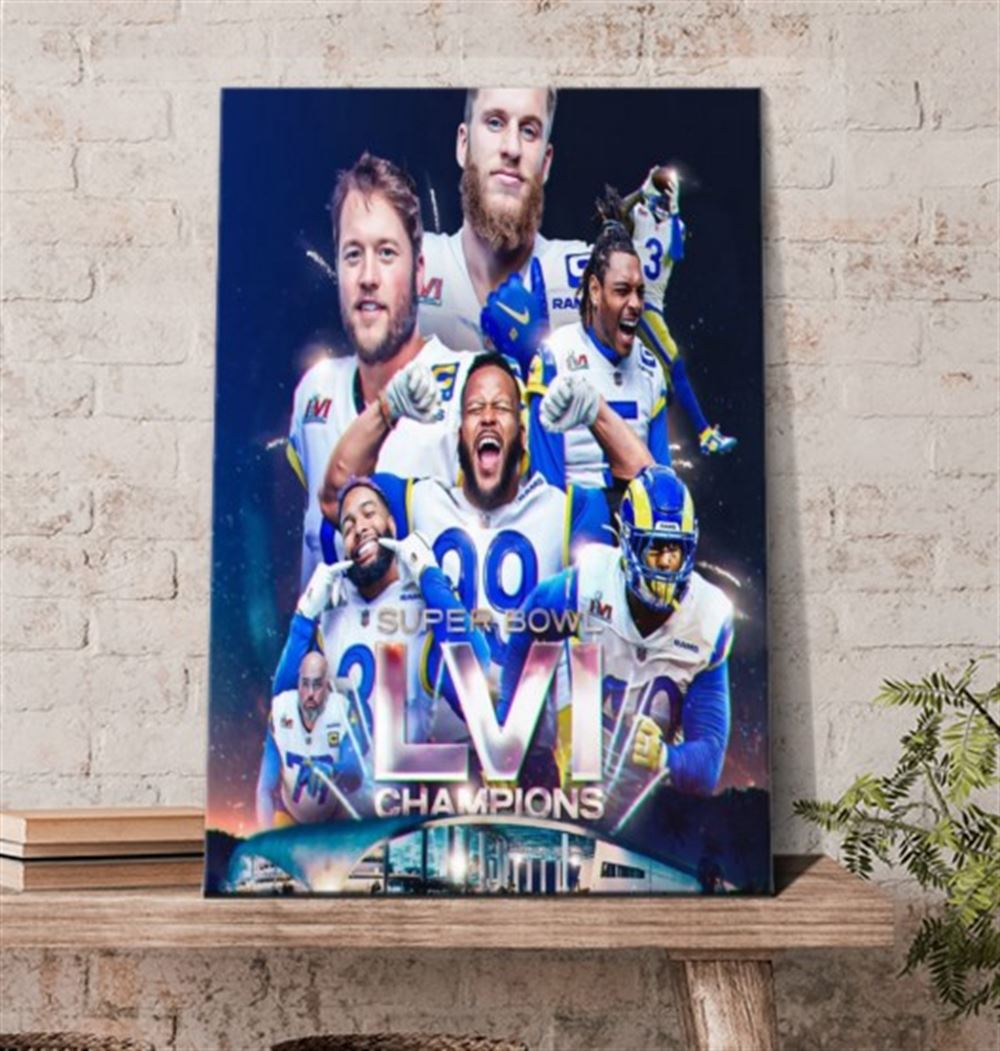 Los Angeles Rams Win Super Bowl Poster