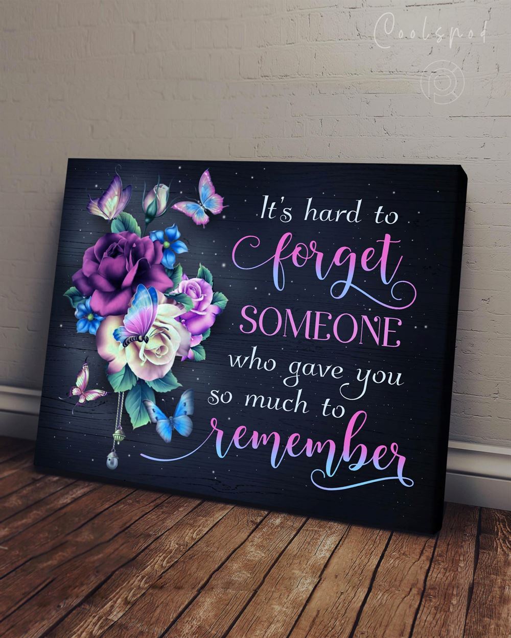 Memorial Gift Canvas - Heaven Butterfly So Much To Remember Top 5 Benicee