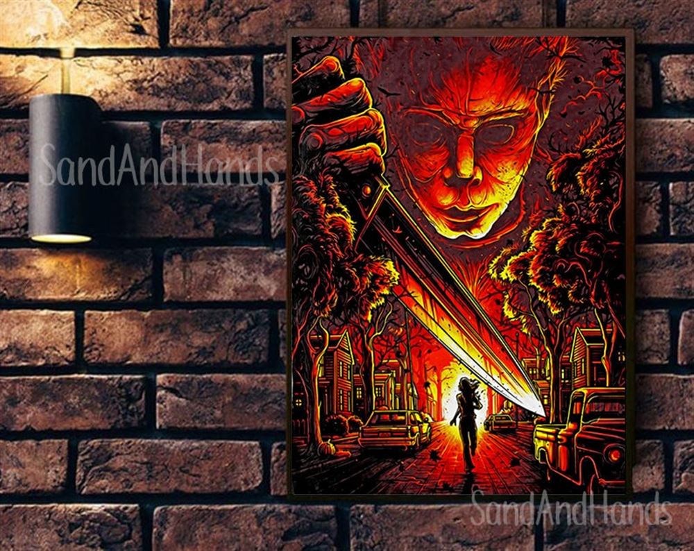 Michael Myers Movie Halloween Poster Wall Art Decor