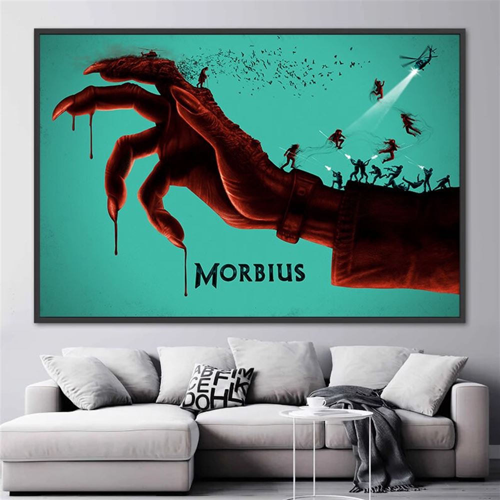 Morbius 2022 The Living Vampire Canvas Poster