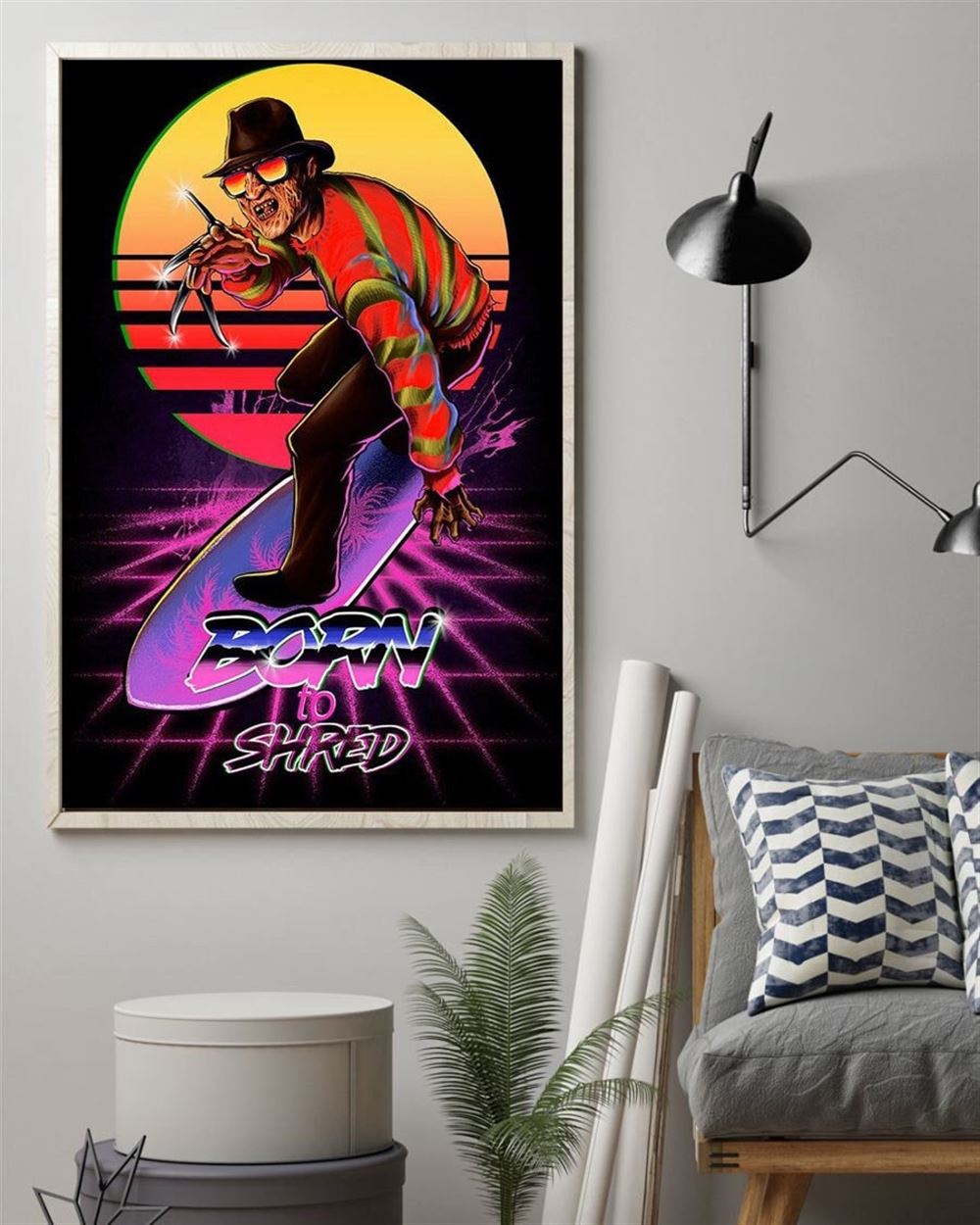 Nightmare On Elm Street Halloween Poster Wall Art Decor