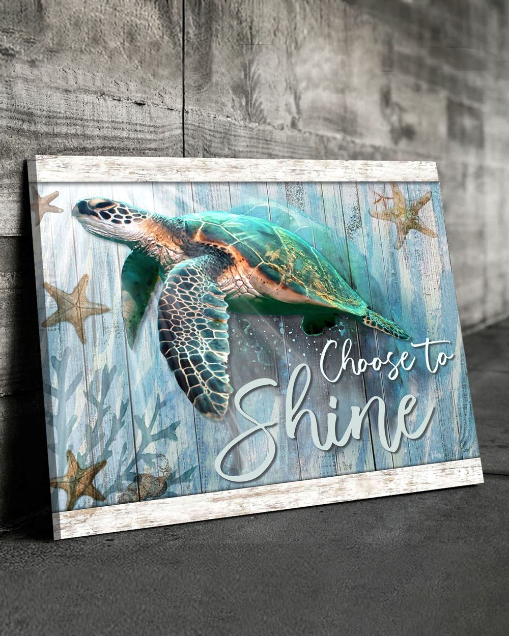 Ocean Choose To Shine Wall Art Canvas