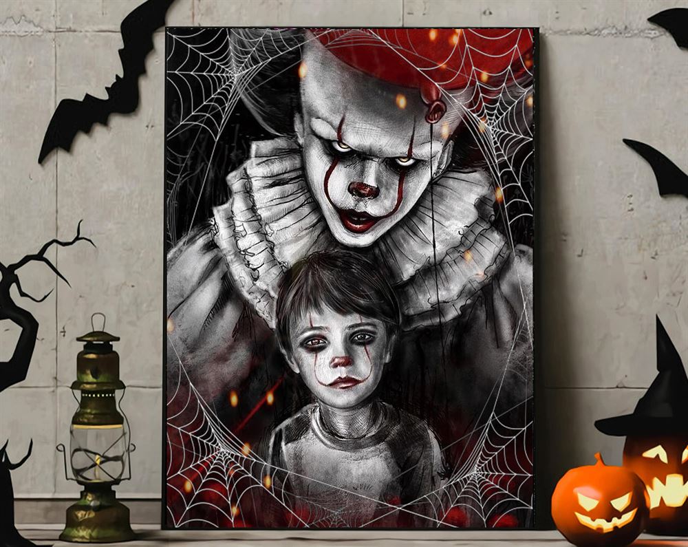 Pennywise It Halloween Poster Wall Art Decor