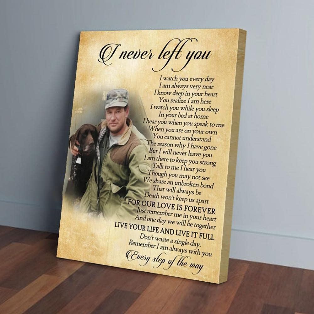 Personalized Dad In Heaven Poster Bestieship I Never Left You Poster No Frame Canvas 075 Home Decor