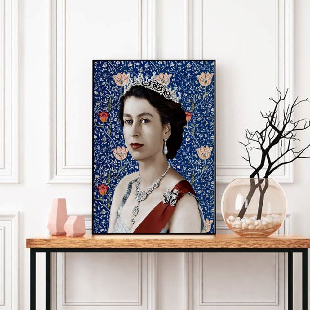 Queen Elizabeth Ii 1926-2022 Canvas Poster-trungten-z2kr6