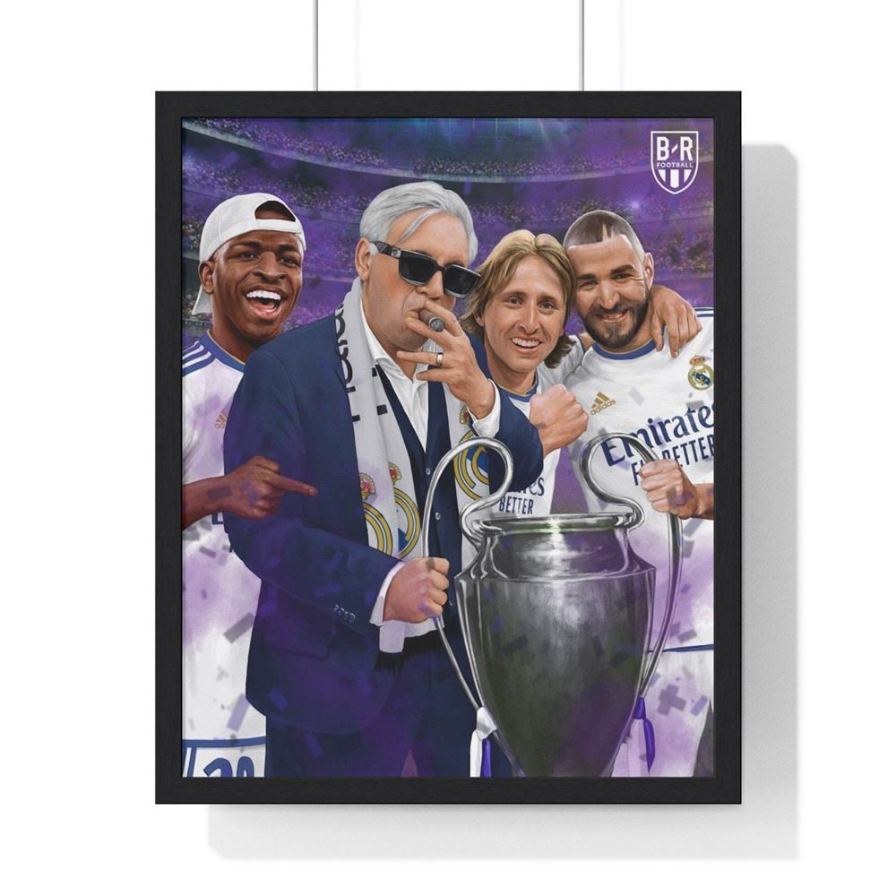 Real Madrid Winners Champions League 2021 Wall Art