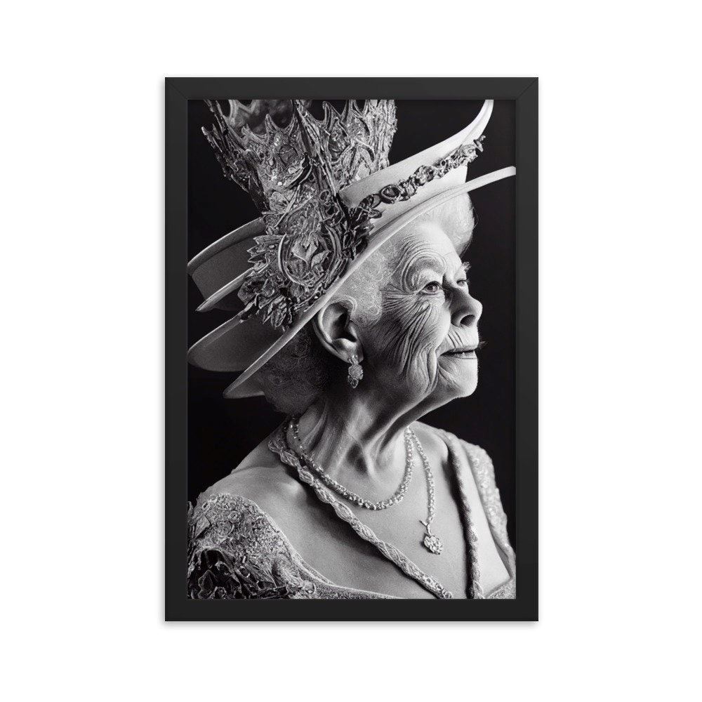 Rip Queen Elizabeth Poster All Art