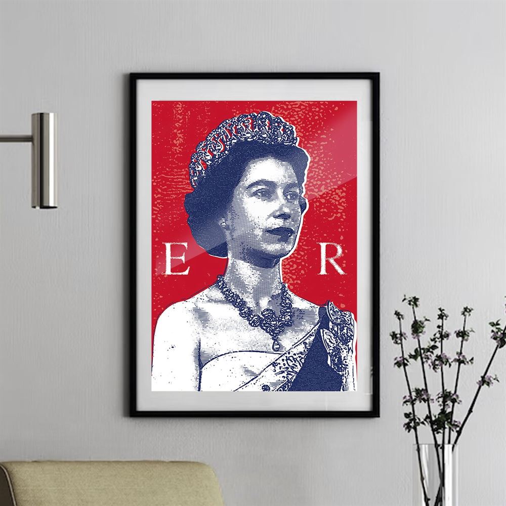 Rip Queen Elizabeth Poster United Kingdom