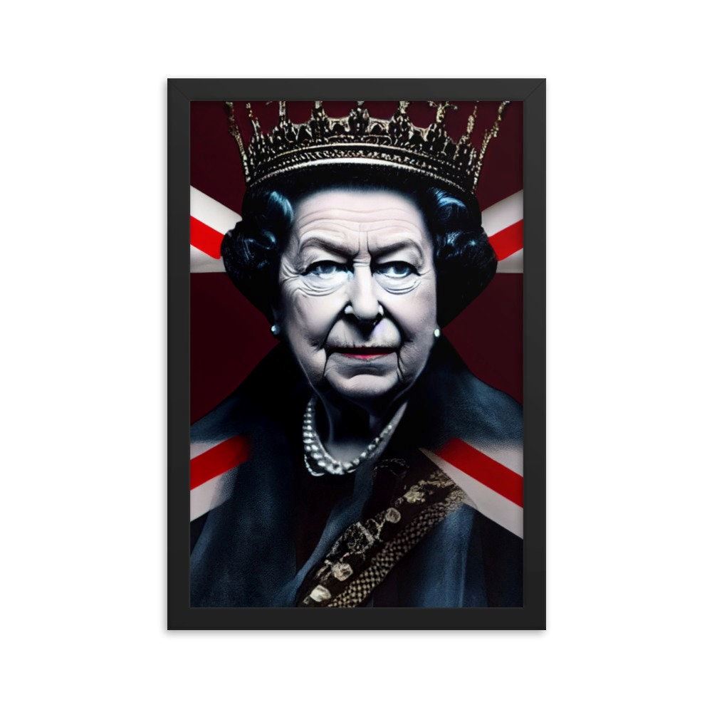 Rip Queen Elizabeth Poster