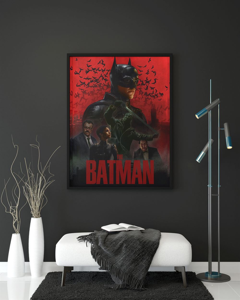 Robert Pattinson The Batman 2022 Poster Wall Art