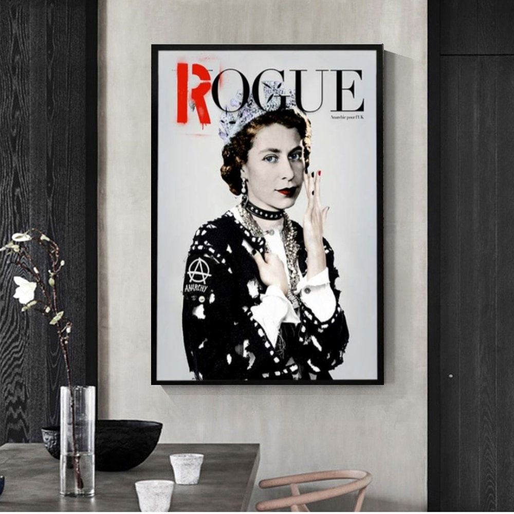 Rogue Queen Elizabeth Poster Canvas Decor