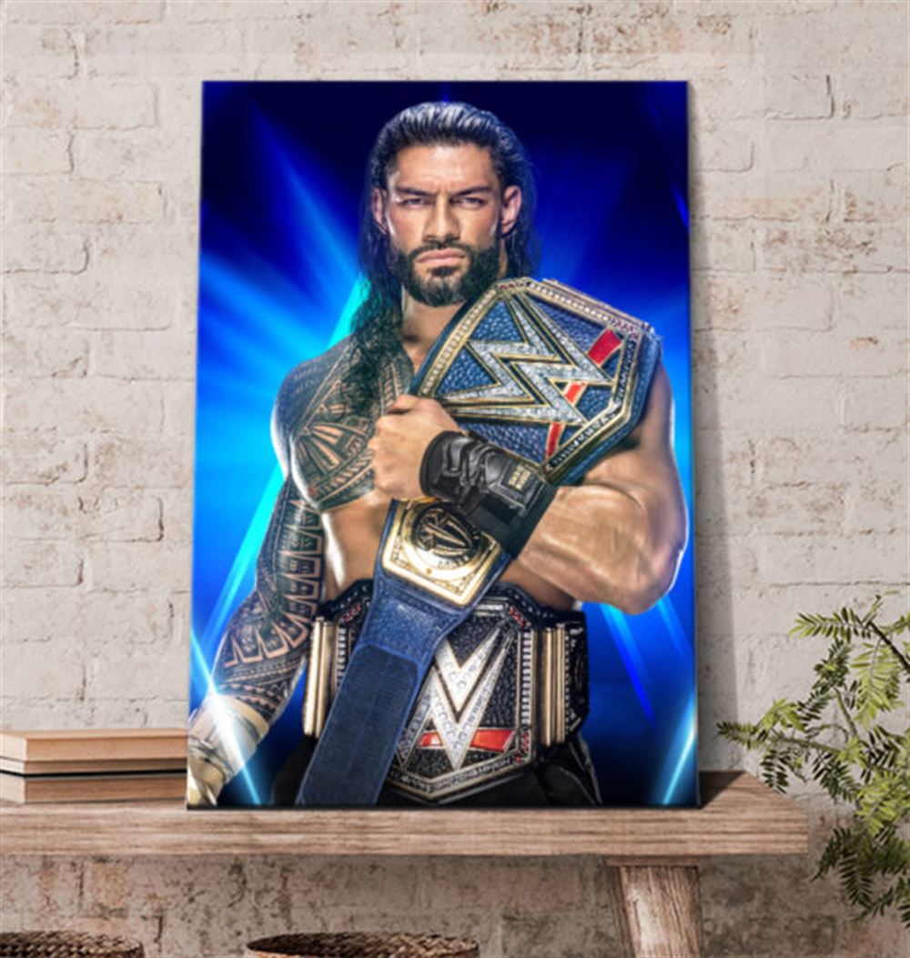 Roman Reigns Champions Wrestlemania Poster