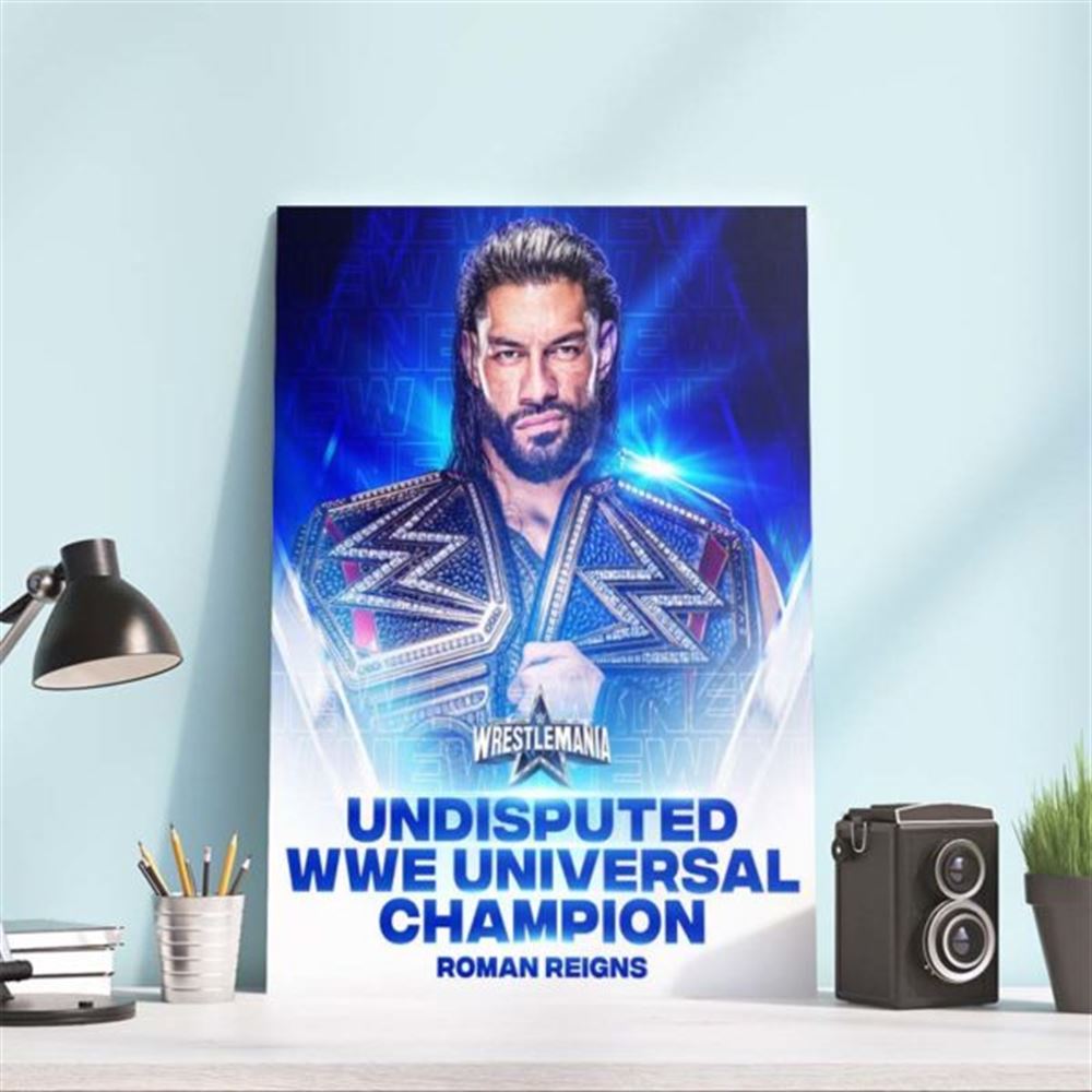 Roman Reigns Wwe Universal Champions Poster Wall Art