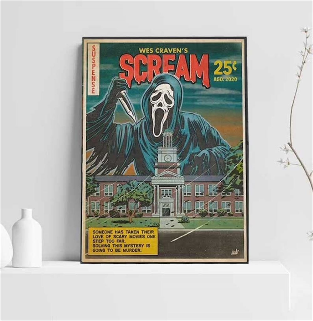 Scream Movie Halloween Poster Wall Art Decor-trungten-0b487