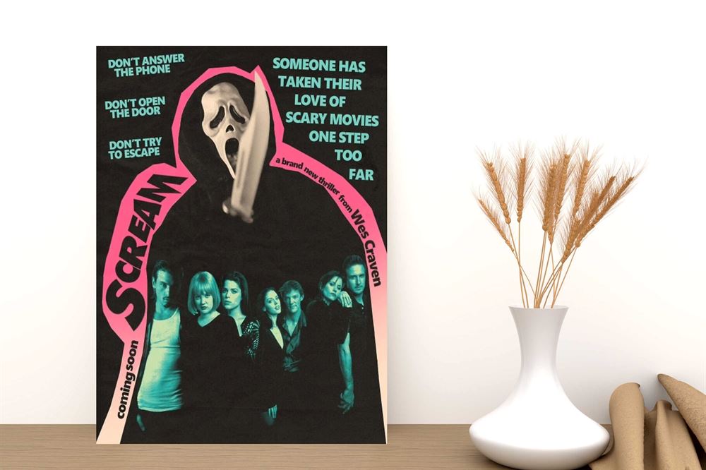 Scream Movie Halloween Poster Wall Art Decor