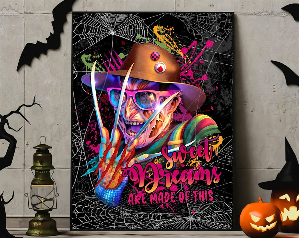 Sweet Dreams Are Made Of This Halloween Poster Wall Art Decor