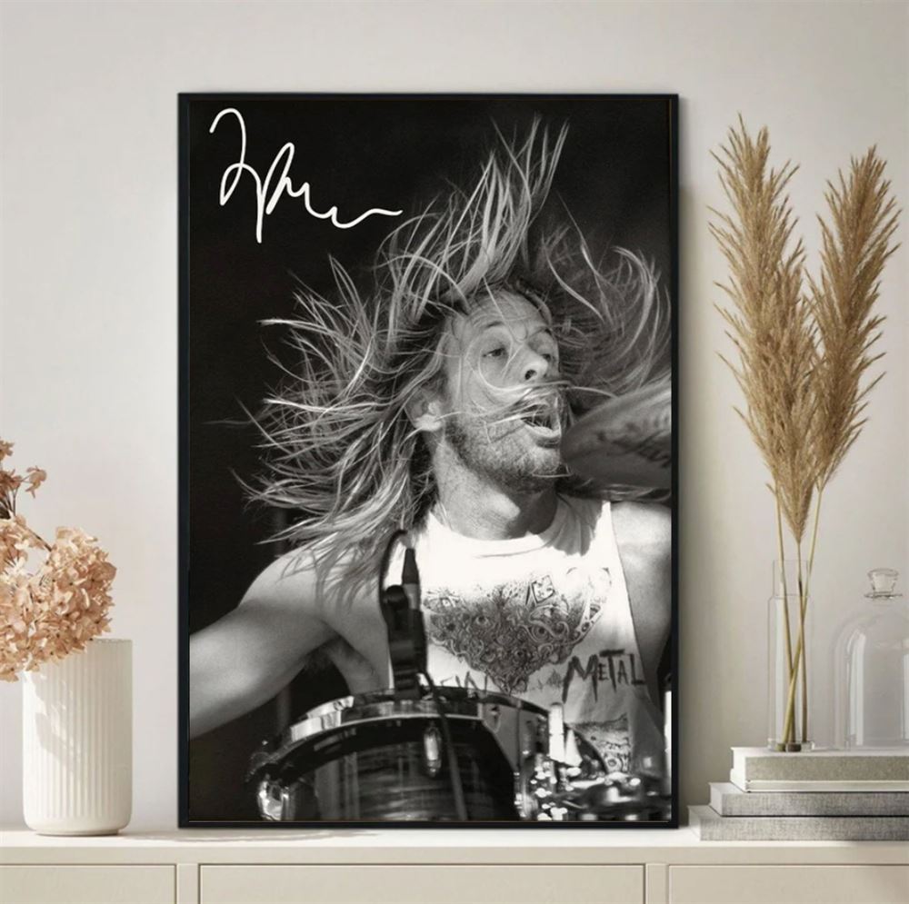 Taylor Hawkins Signature Poster Wall Art