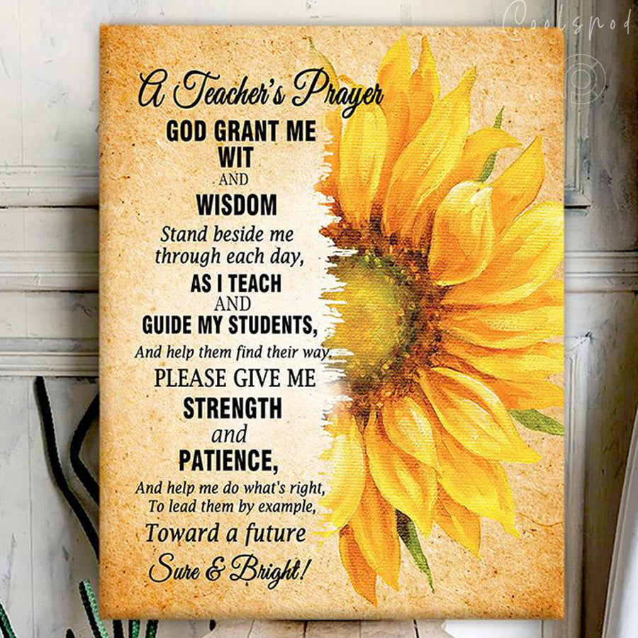 Teacher - A Teachers Prayer