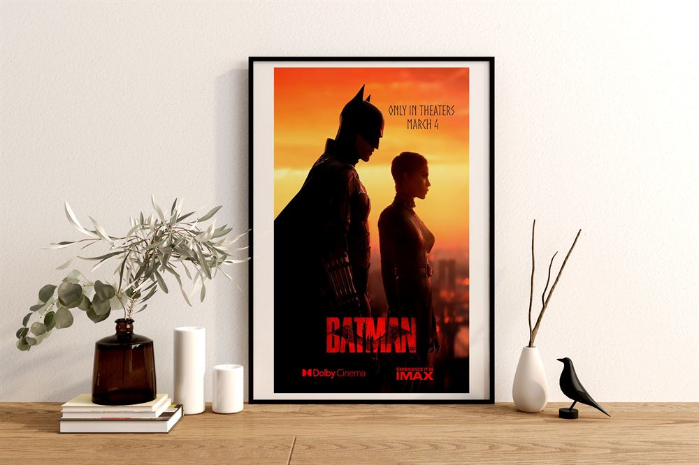 The Bat And Cat 2022 Batman Movie Poster Robert Pattinson