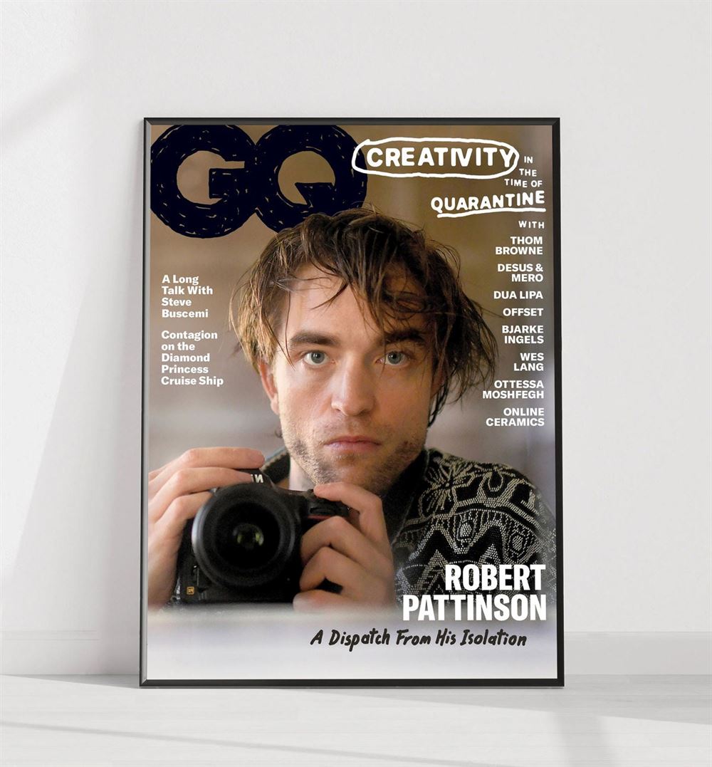 The Batman Robert Pattinson Gq Magazine Canvas