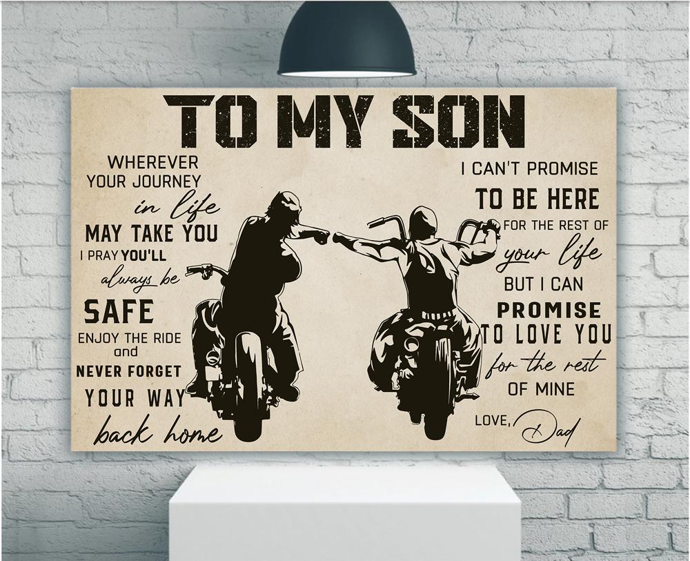 To My Son Wherever Your Journey In Life May Take You I Pray Youll Always Be Safe Enjoy The Ride Mat