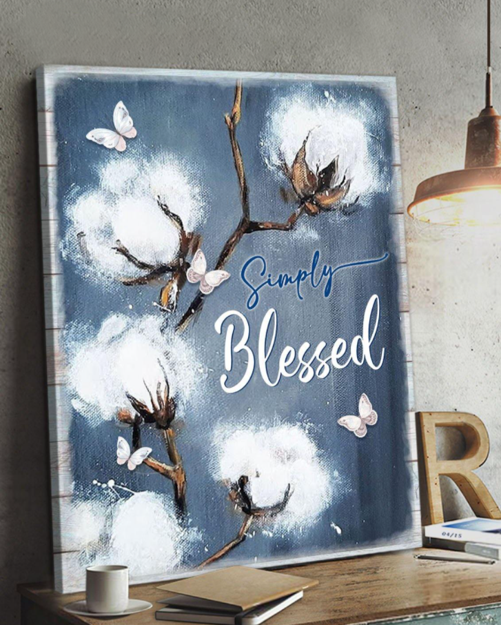 Top 10 Hippie Wall Art Canvas - Cotton Flower Simply Blessed